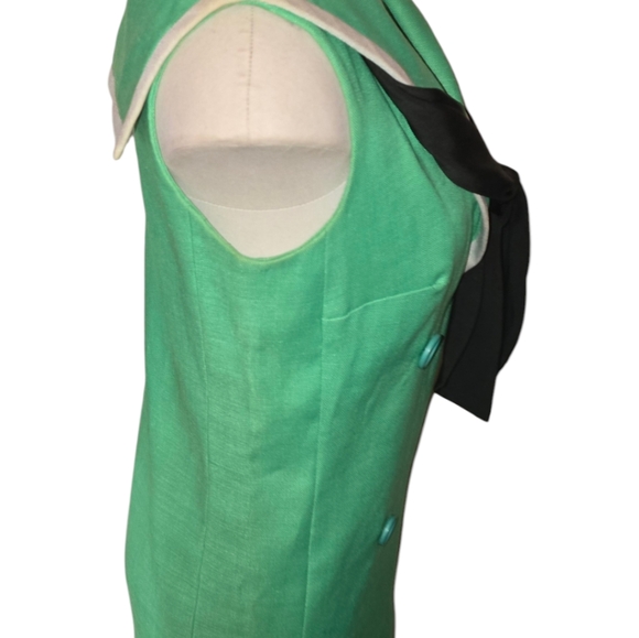 Vtg. 60's Sailor Dress Bergdorf Goodman "Townley" New York Linen - Picture 5 of 12